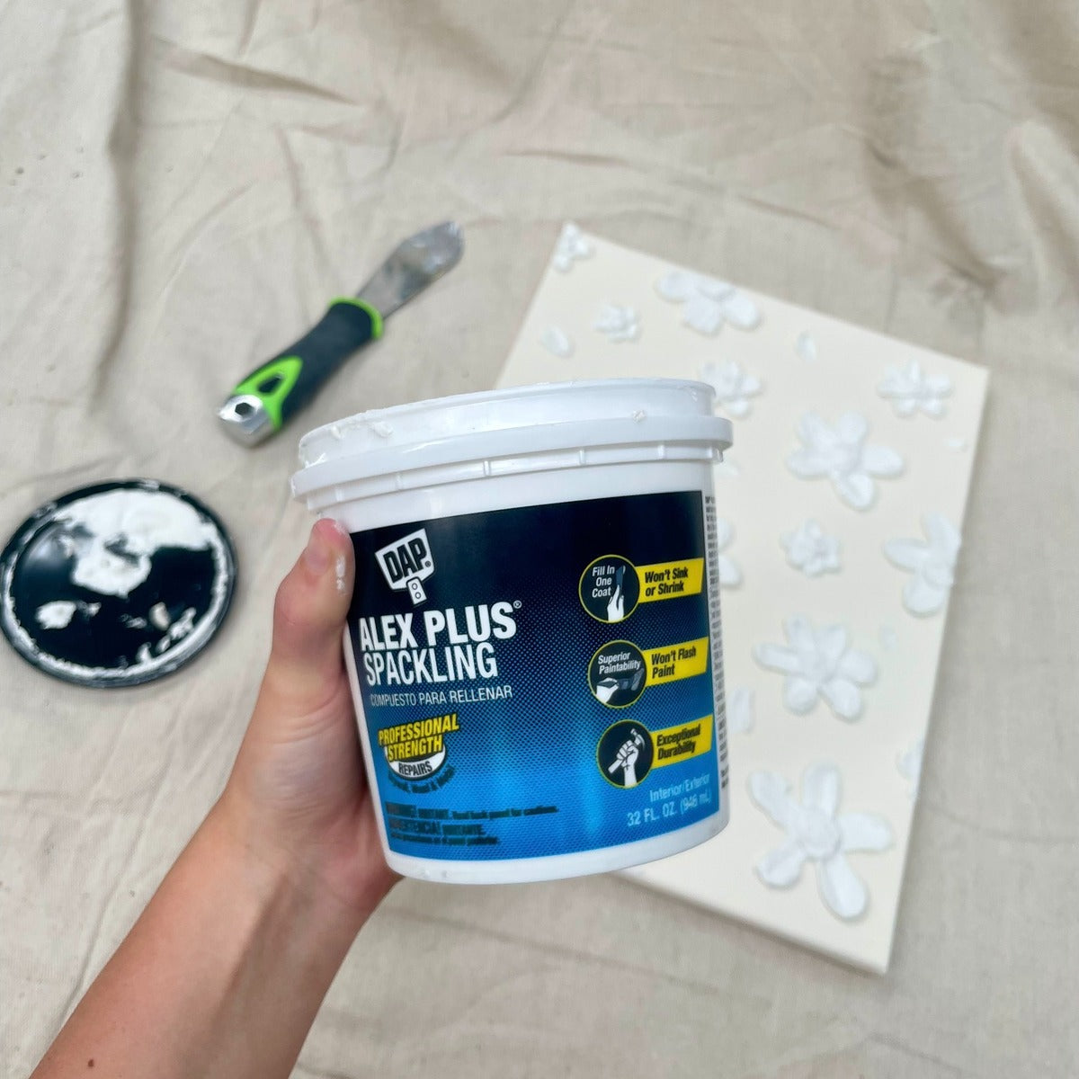 Creative Uses for DAP Alex Plus Spackling