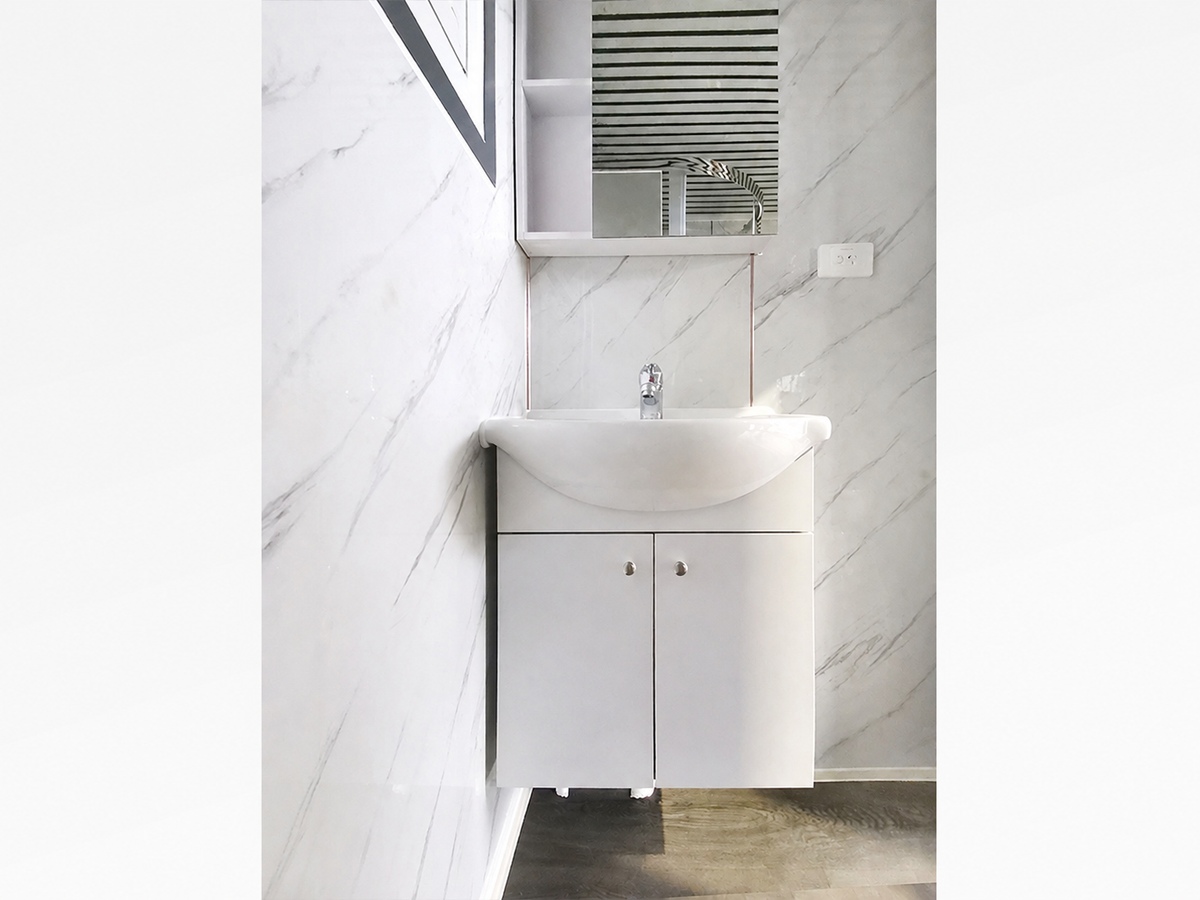 Vanity and Mirror Cabinet