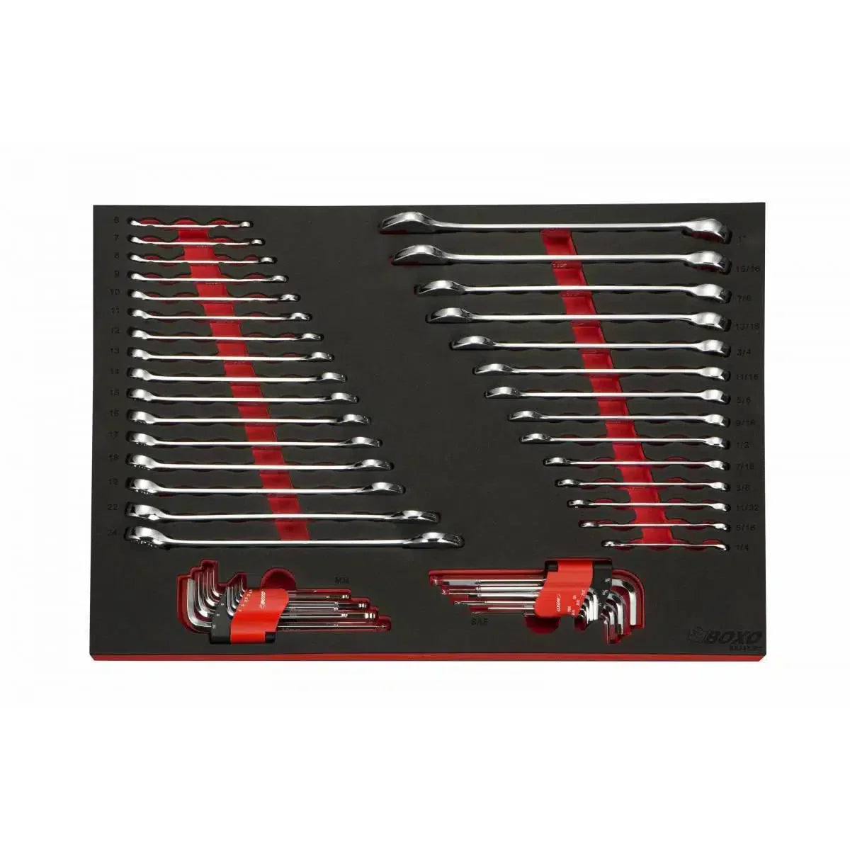 48-Piece Metric & SAE Wrench Set | 3/3rd EVA Foam