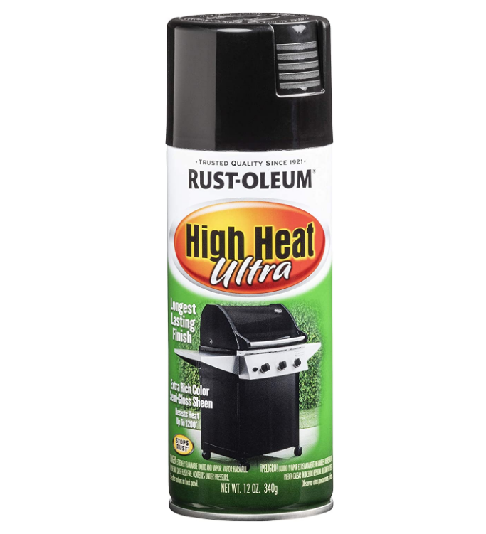 Rust-Oleum High Heat Ultra Spray Paint, Silver - For Grills, Stoves, Up To 1200°F 1 thumbnail image
