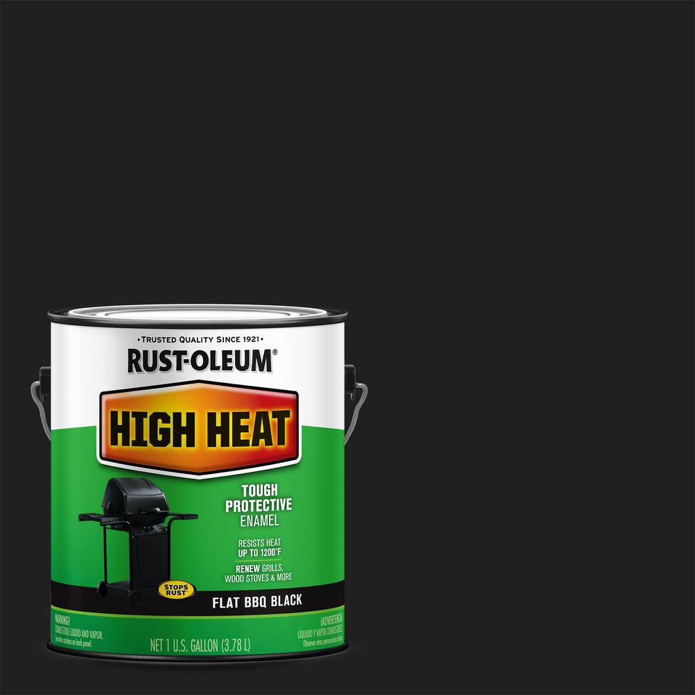 High Heat Brush On Paint - BBQ Black 1 Gallon