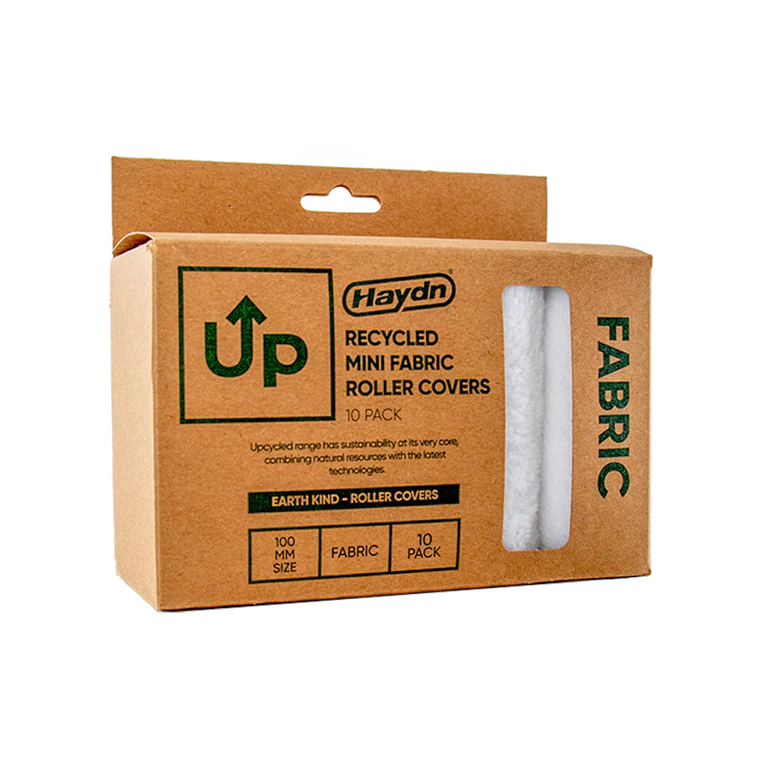 Haydn UP Recycled Mini Fabric Roller Covers 10 Pack