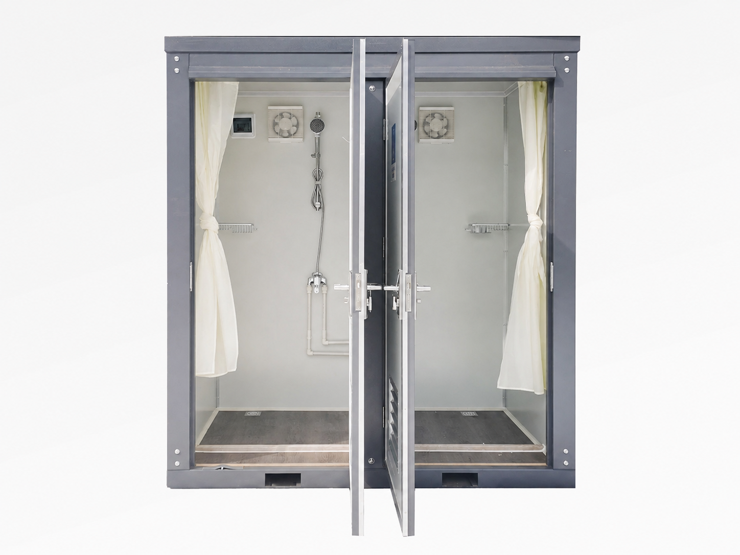 Twin Shower Rooms – Open View
