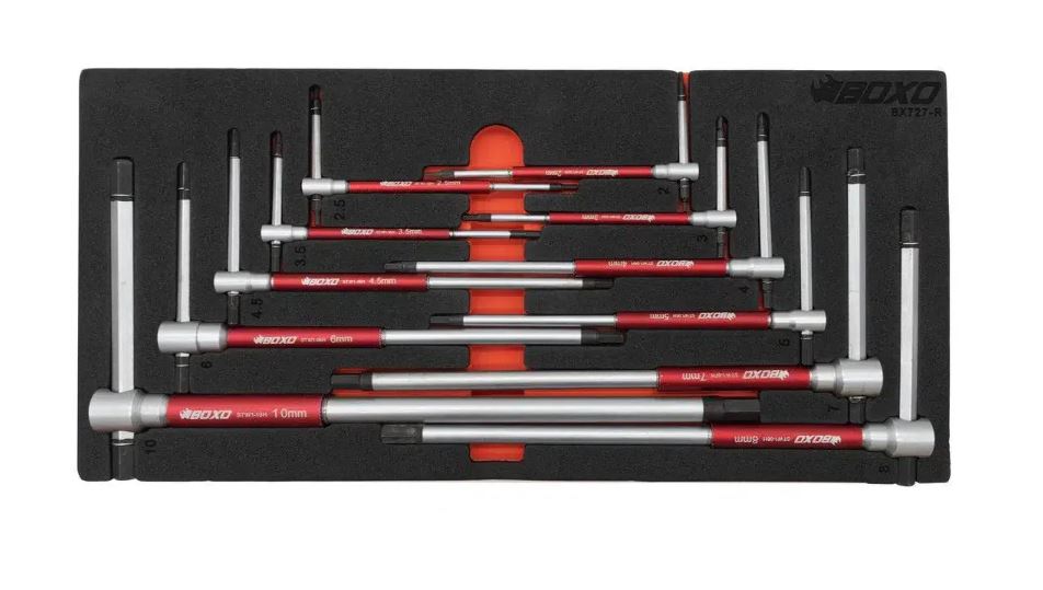11-Piece 3-Way Metric Socket T-Handle Wrench Set | 1/3rd EVA Foam