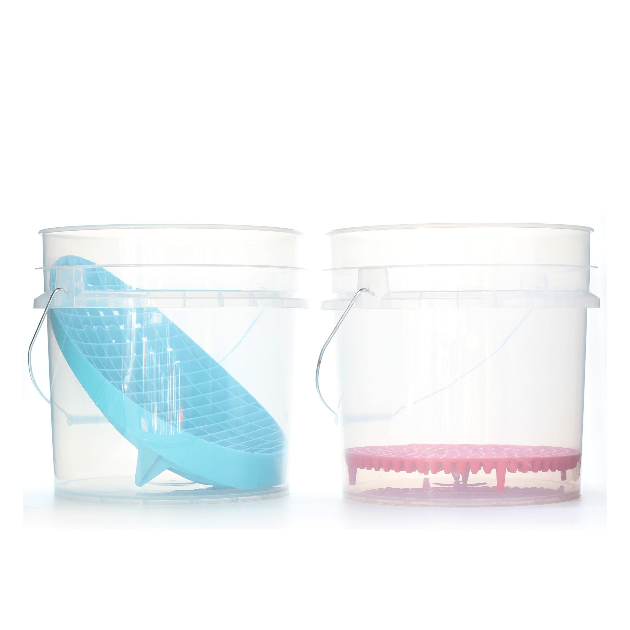 RockCar 17L Two-Bucket Car Wash Kit with Inserts