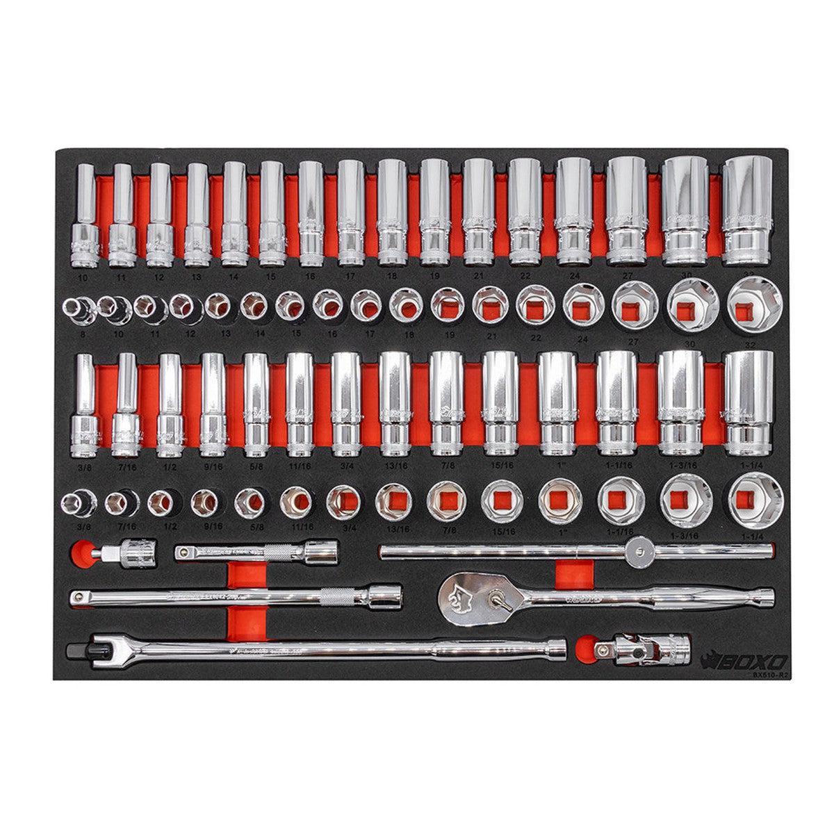Superior Master Tool Set | 452-Piece Metric and SAE Master EVA Foam Tool Set