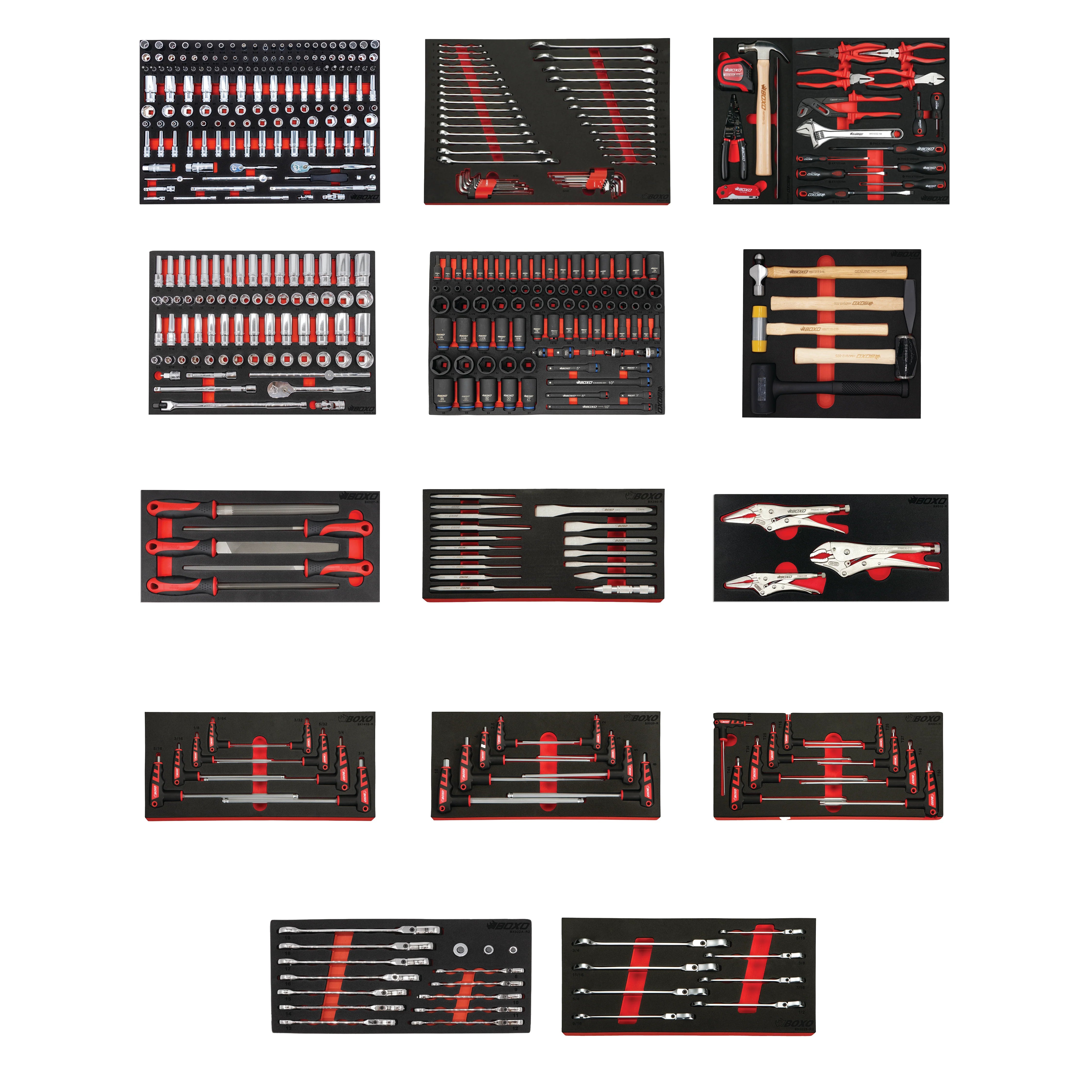 Superior Master Tool Set | 452-Piece Metric and SAE Master EVA Foam Tool Set