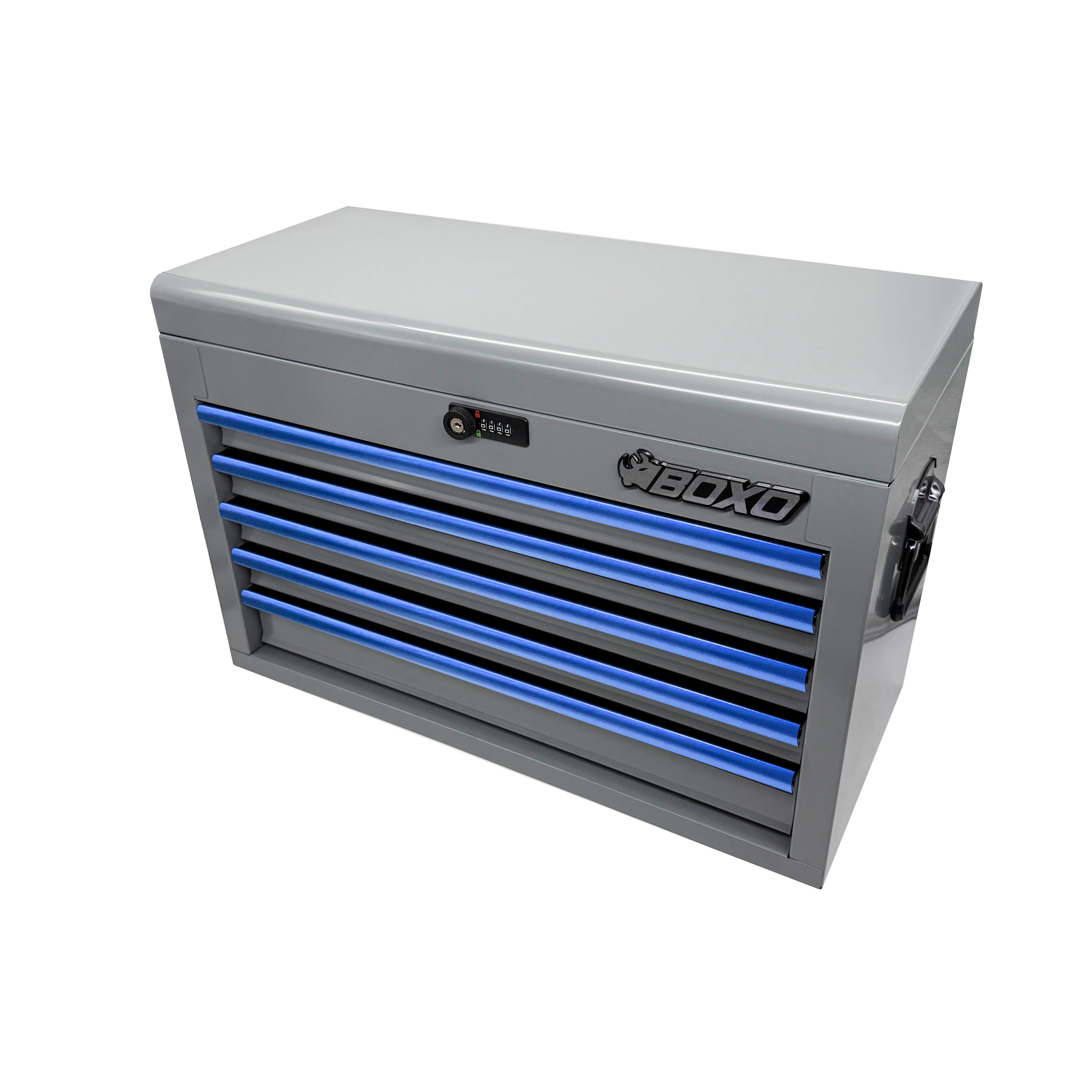 MotoBox | 103-Piece Metric Motorcycle Tool Set with 5-Drawer Hand Carry Tool Box - Black, Black