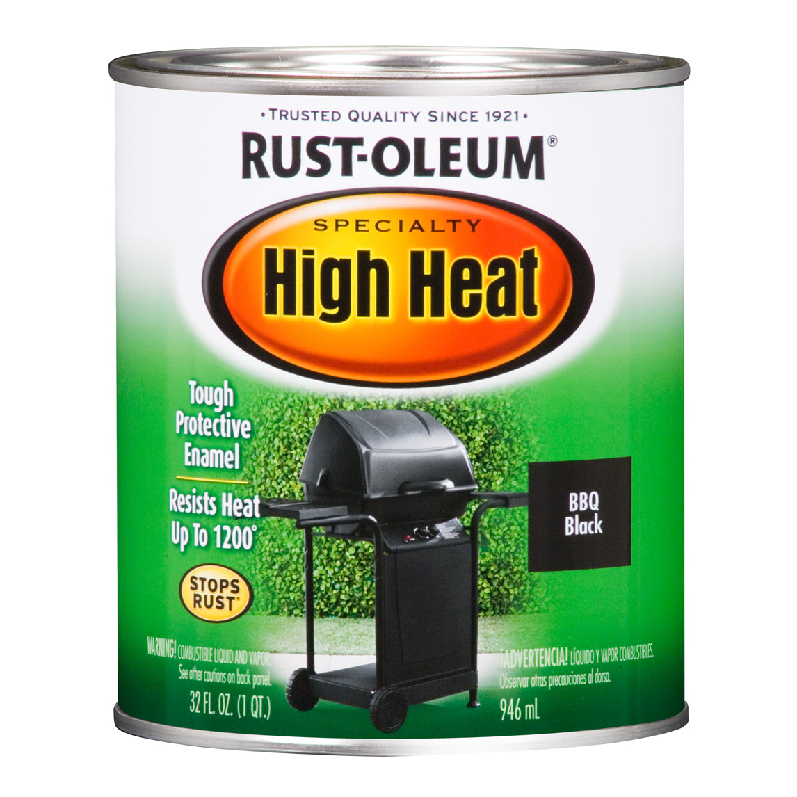 High Heat Brush On Paint - BBQ Black