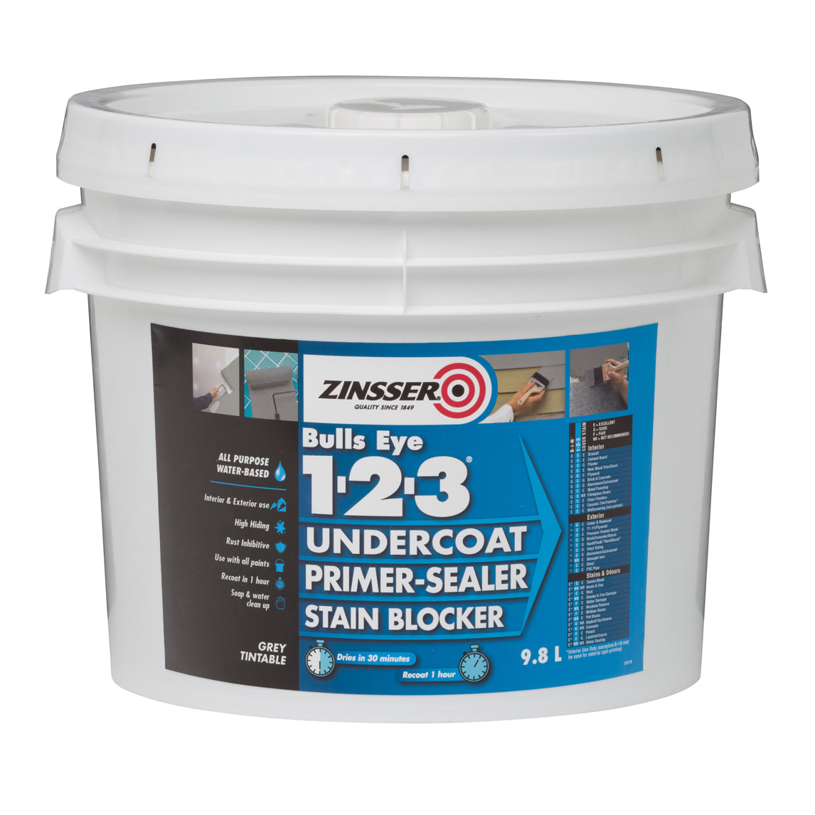 Zinsser Bulls Eye 1-2-3 Primer Sealer White