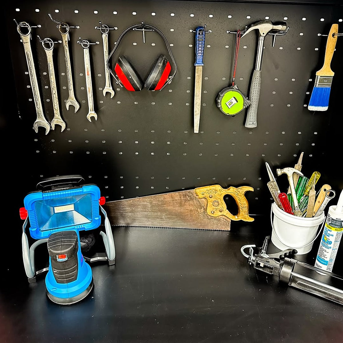 Stop Digging for Tools – Upgrade to a Durable Metal Peg Board