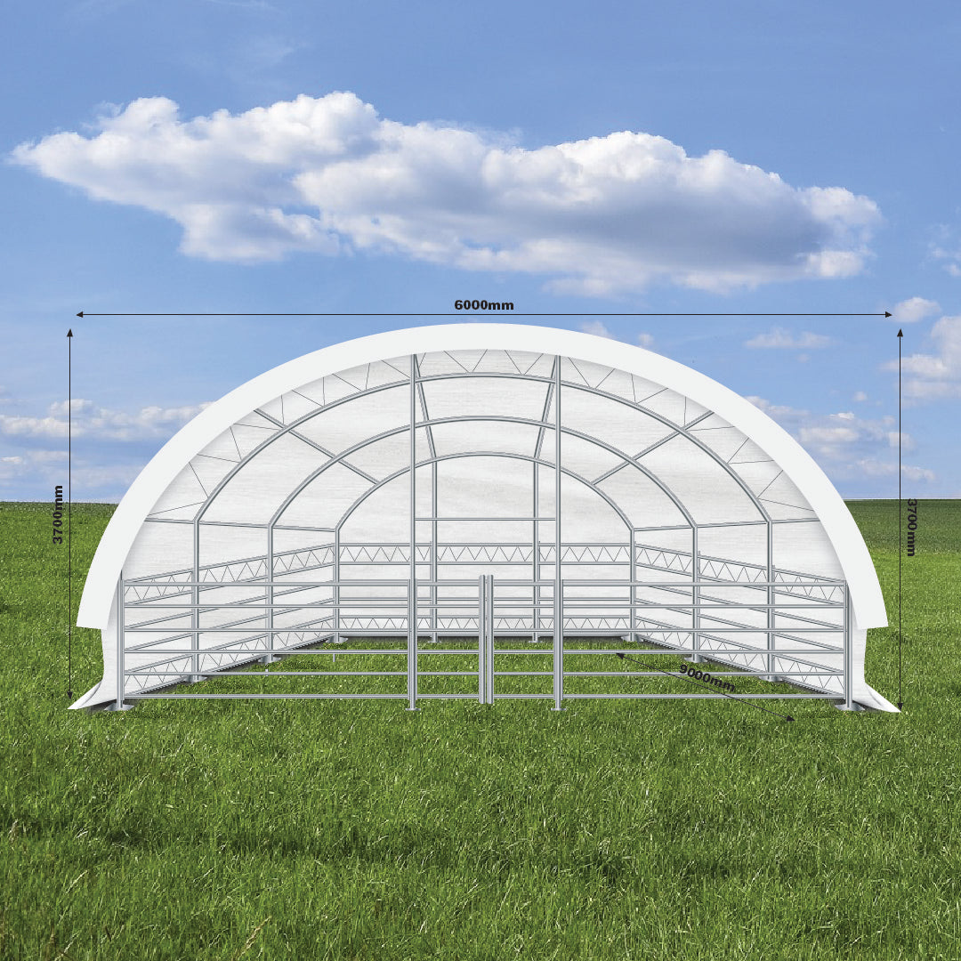 Large Long Animal Shelter 9m x 6m