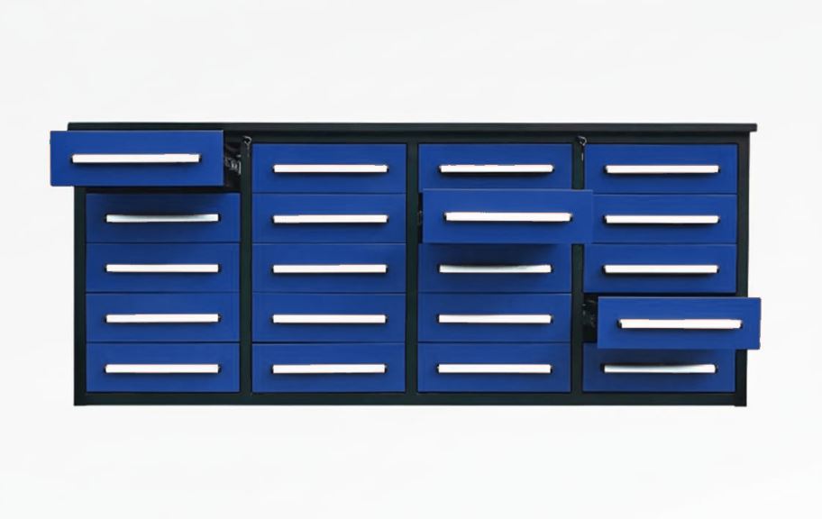 Ultimate Heavy Duty Workbench 20 Drawers Blue