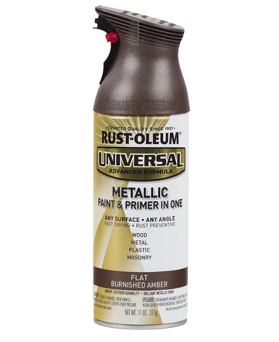 Universal Spray Paint - Flat Metallic Finish