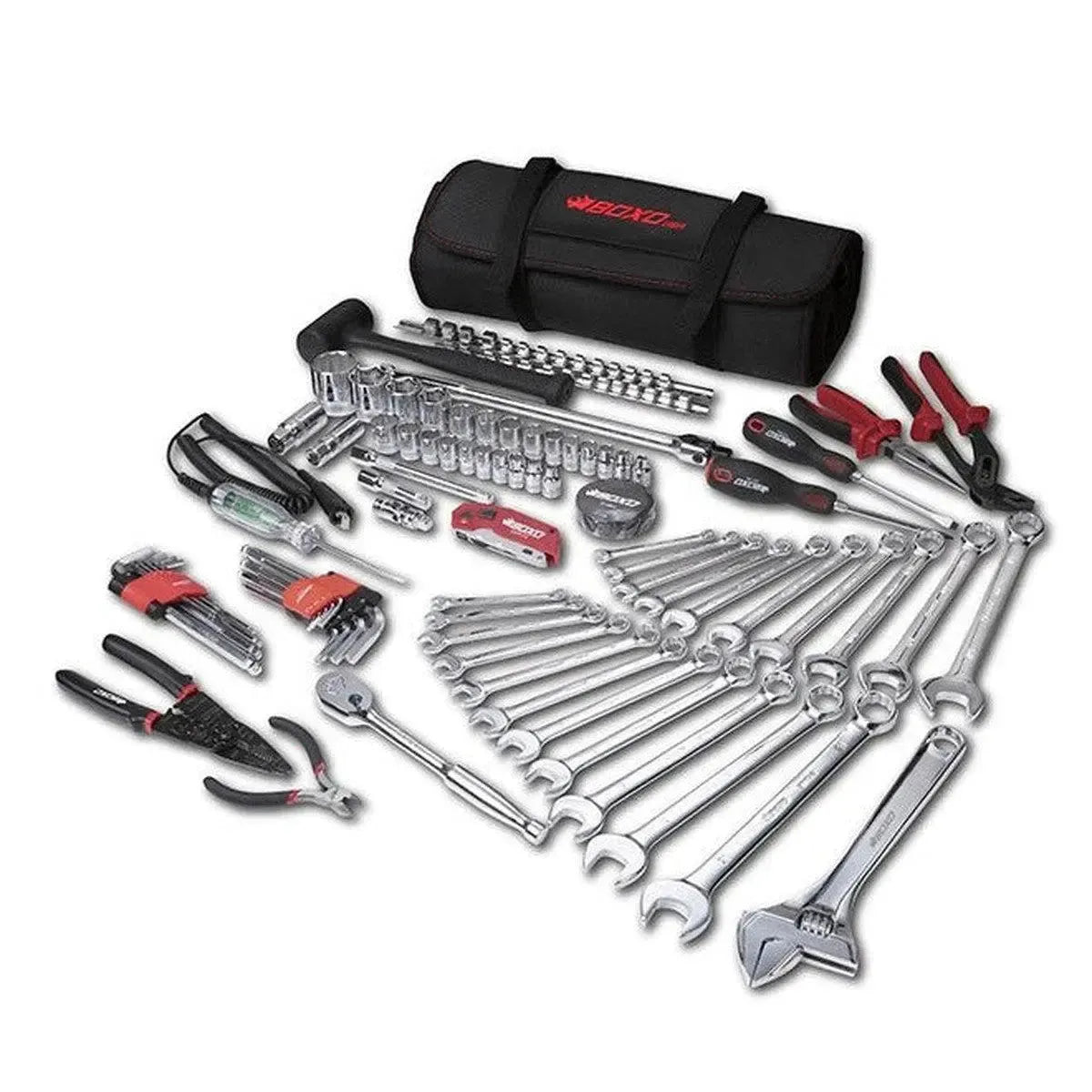 Boat Roll | 82-Piece Marine Tool Roll and Dry Bag | Metric + SAE