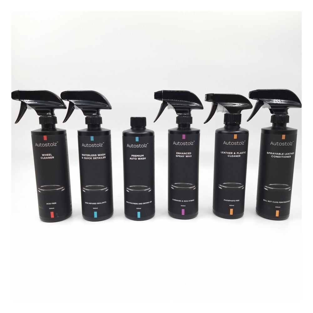 Autostolz Car Care Sampler, 500ml, 6 Pack