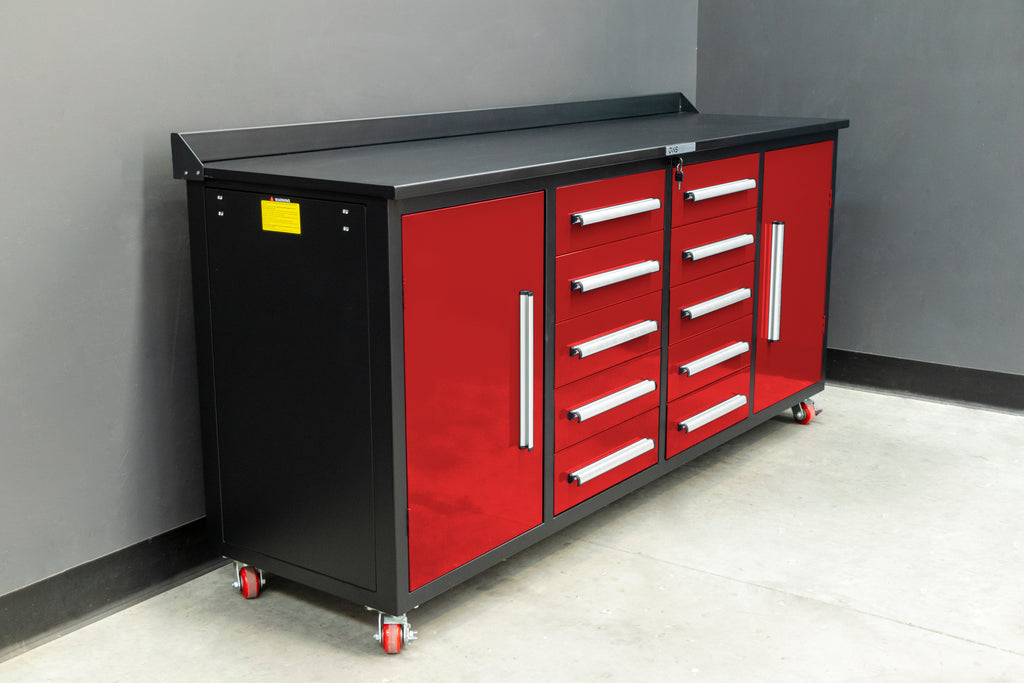 Work Pro Red Workbench Ultimate Heavy Duty Workbench Red | GWS