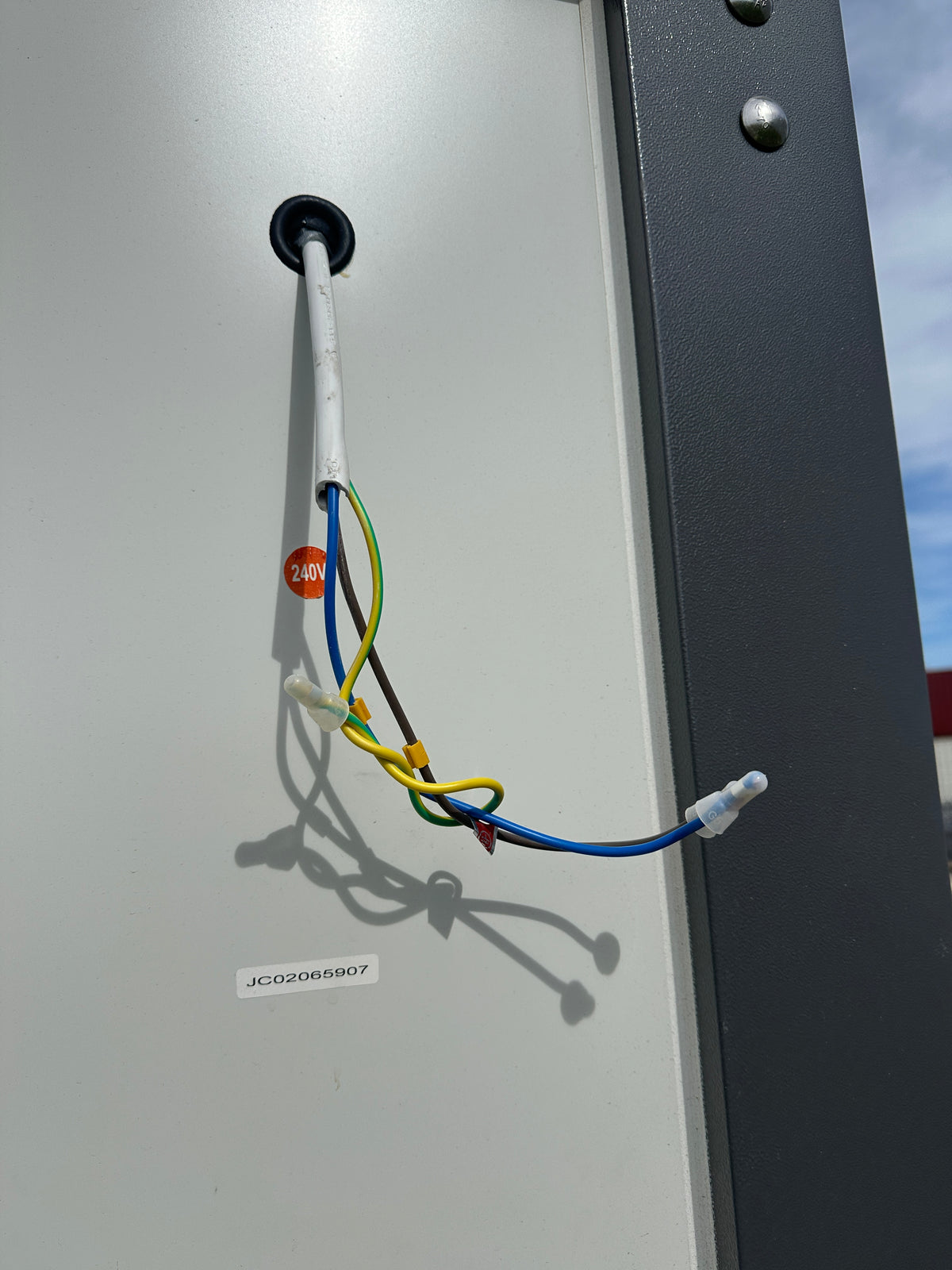 Mobile Double Toilets — pre-wired electrical connection