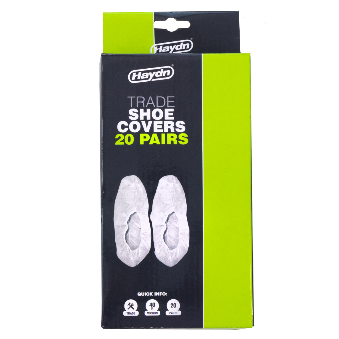 Haydn Shoe Covers - White 20 Pairs