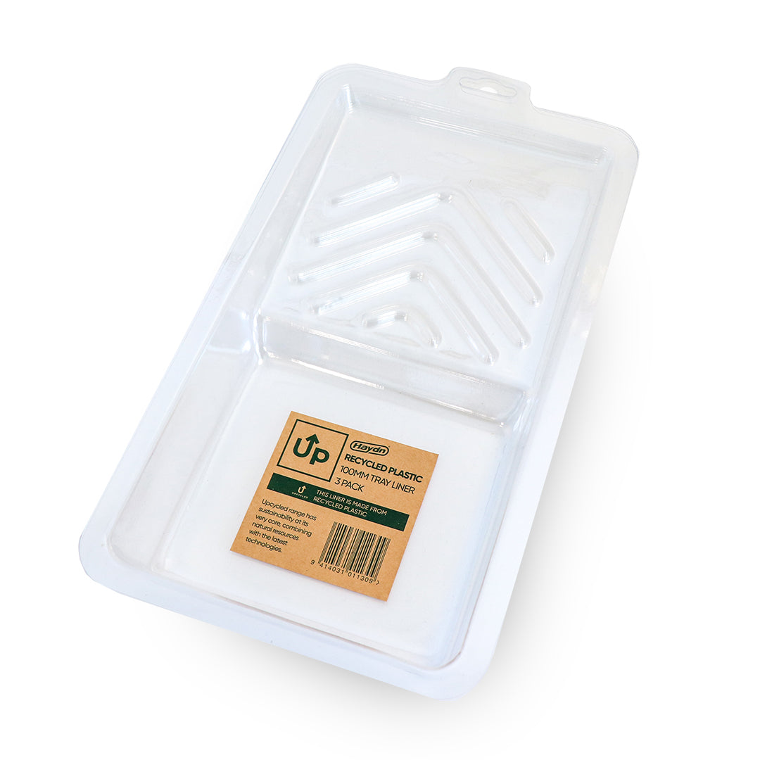 Haydn® UP™ Recycled Cardboard 100mm Paint Tray + 3 Pack Liners