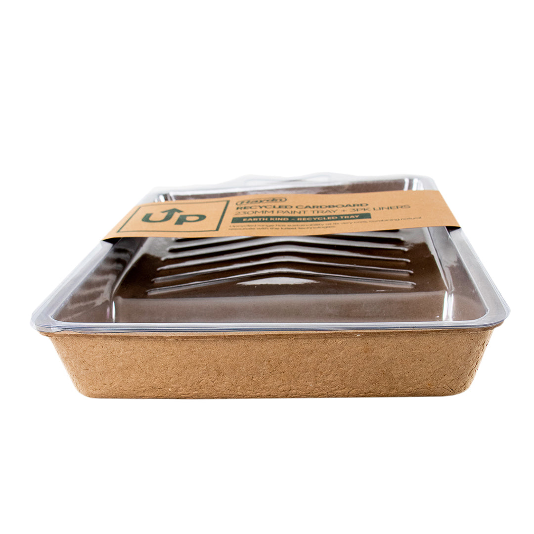 Haydn® UP™ Recycled Cardboard 230mm Paint Tray + 3 Pack Liners