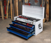 20" 3-Drawer Portable Steel Tool Box | Nardo Grey