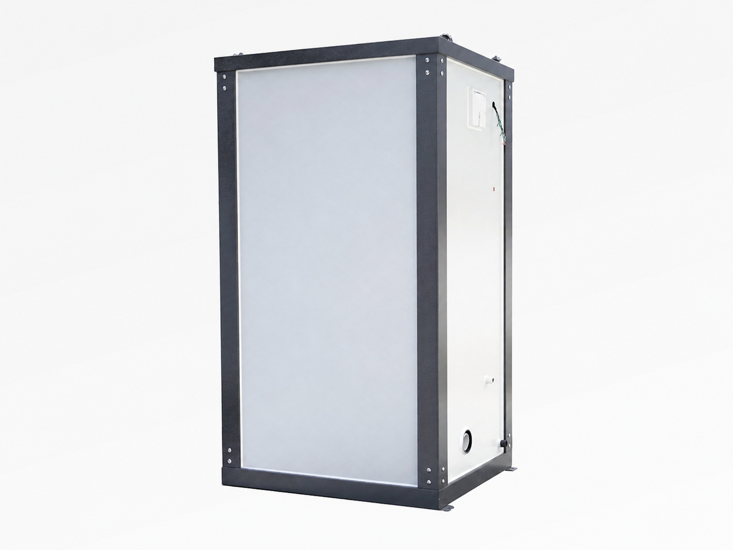 Single Toilet Unit – Rear Corner View