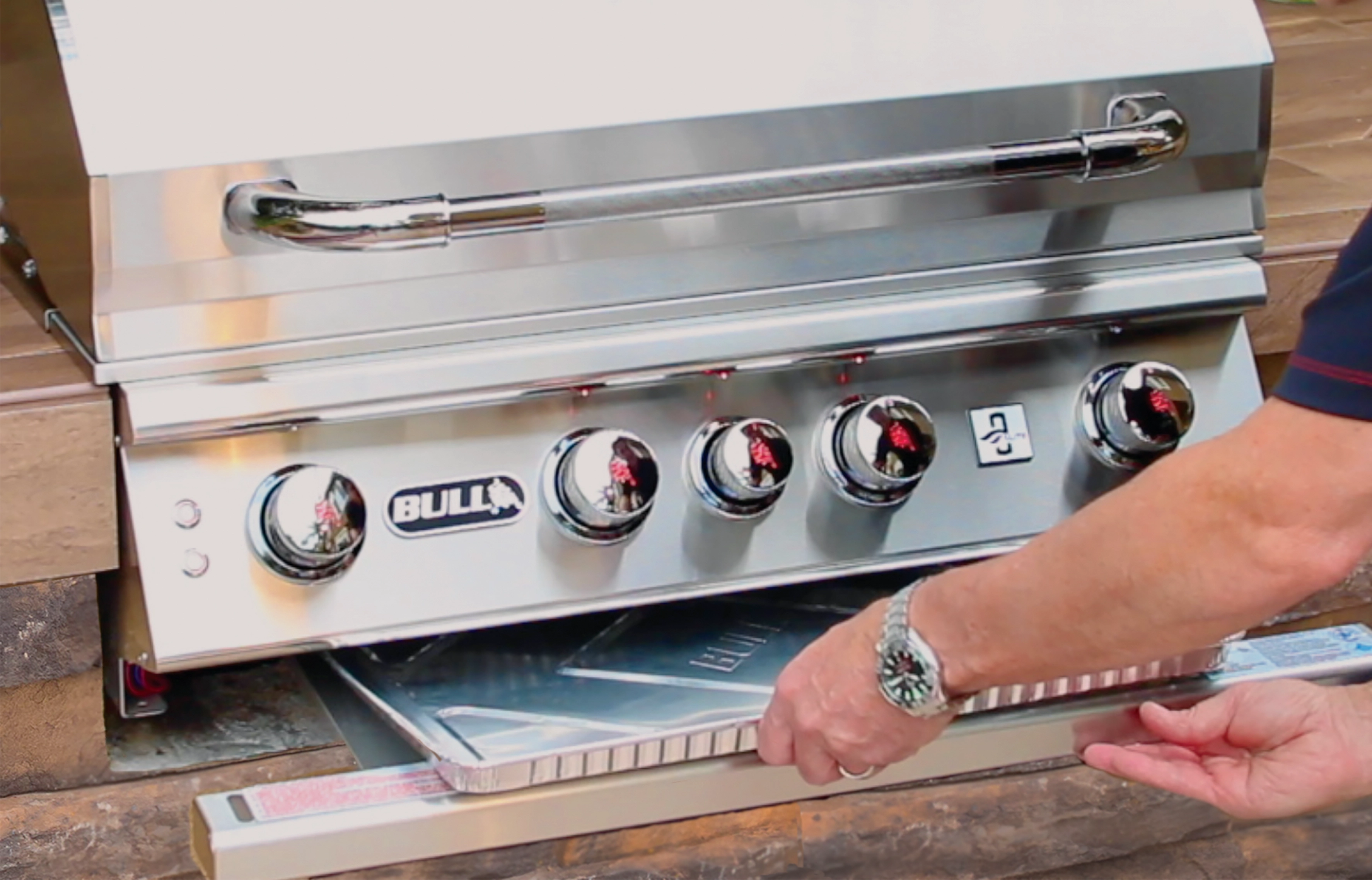 Bull BBQ 24" Grill Grease Tray Liner - 3 Pack Poly Bag