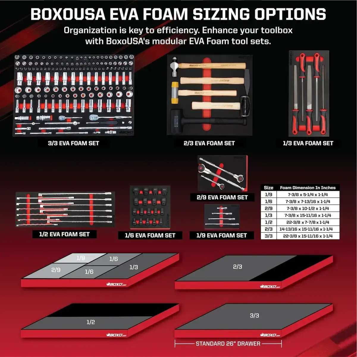 11-Piece 3-Way Metric Socket T-Handle Wrench Set | 1/3rd EVA Foam