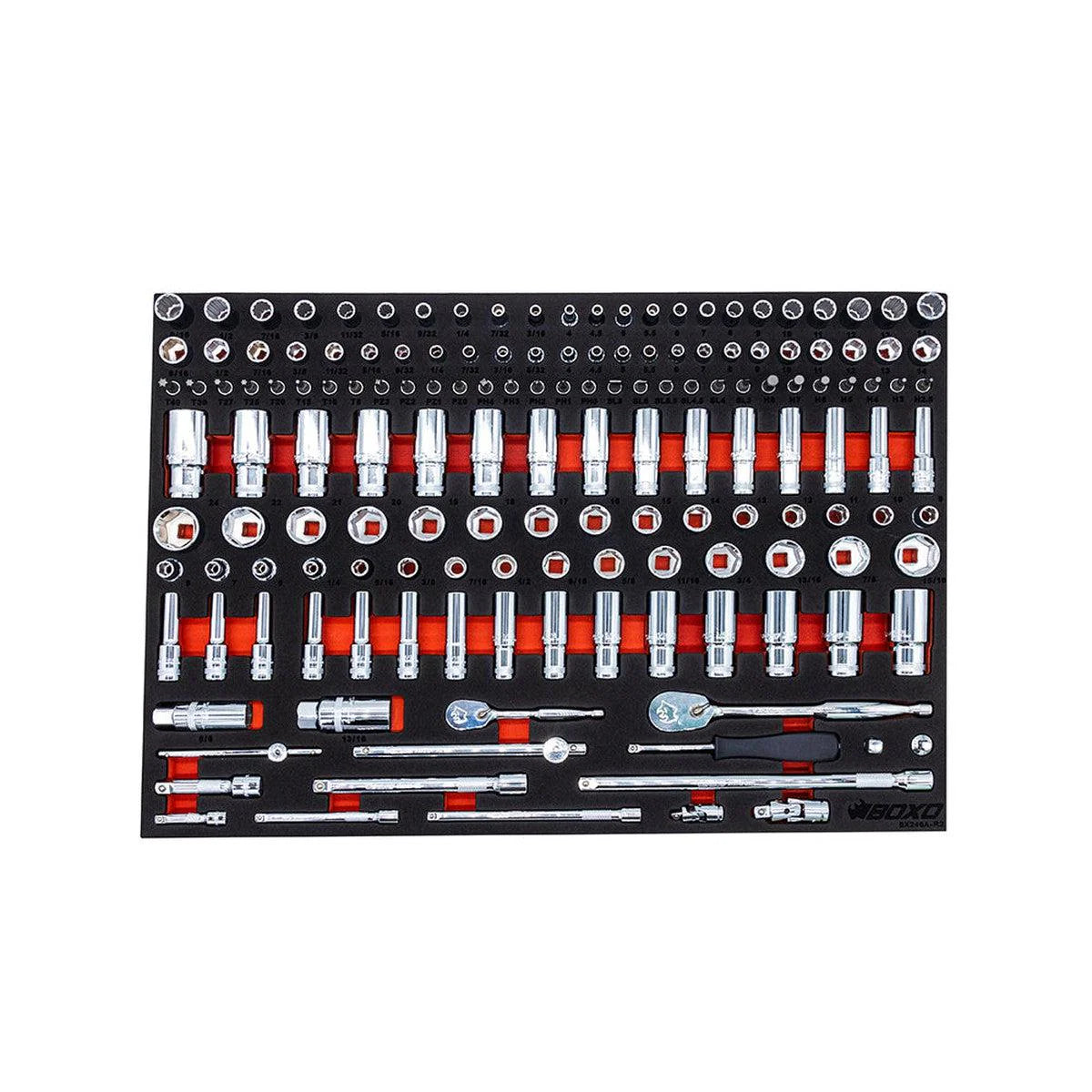 Superior Master Tool Set | 452-Piece Metric and SAE Master EVA Foam Tool Set