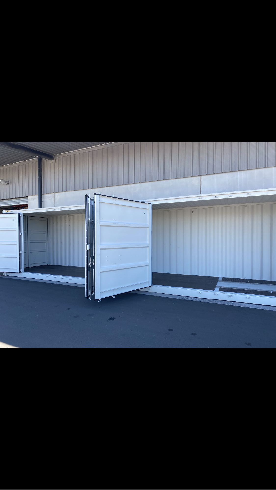 Container 40ft HC 2 opening, end doors and lock box - Garage Workshop ...