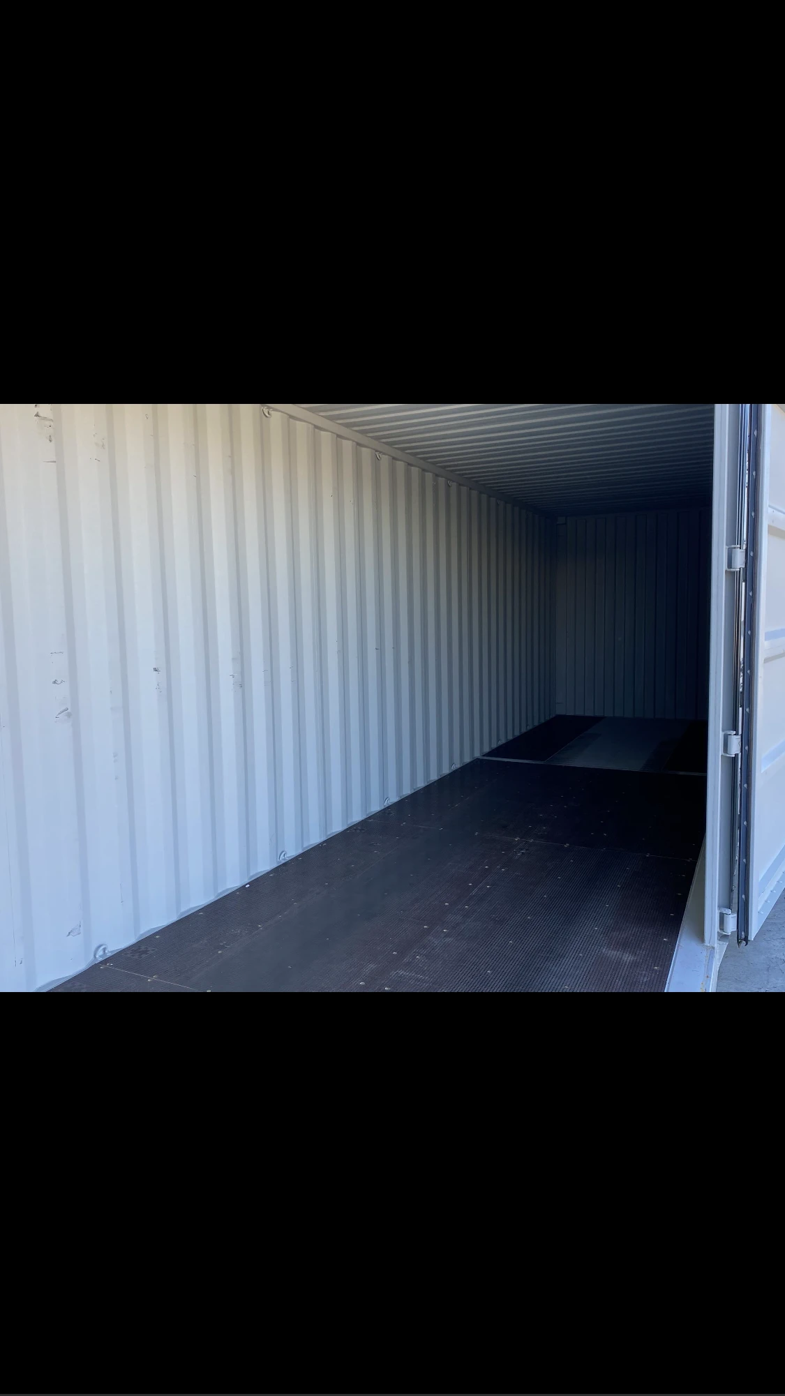 Container 40ft HC 2 opening, end doors and lock box