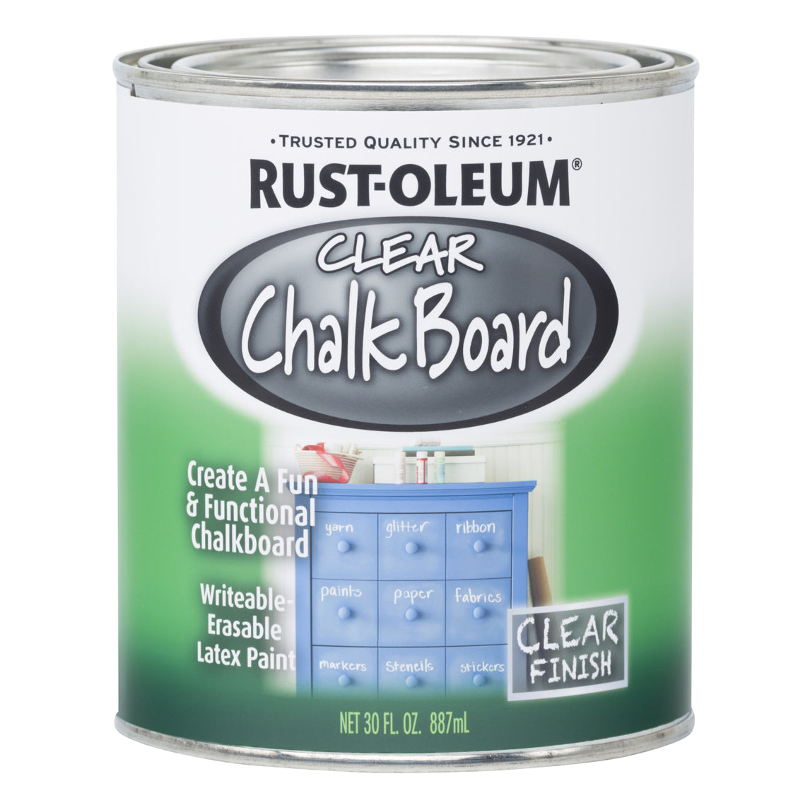 Rust-Oleum Clear Chalkboard Paint – Writeable Surface Finish