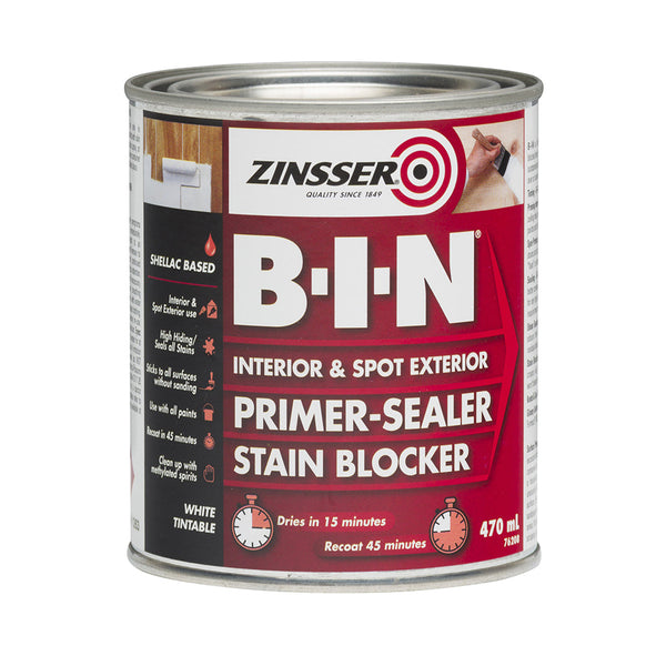 Zinsser BIN Primer Sealer White Garage Solutions