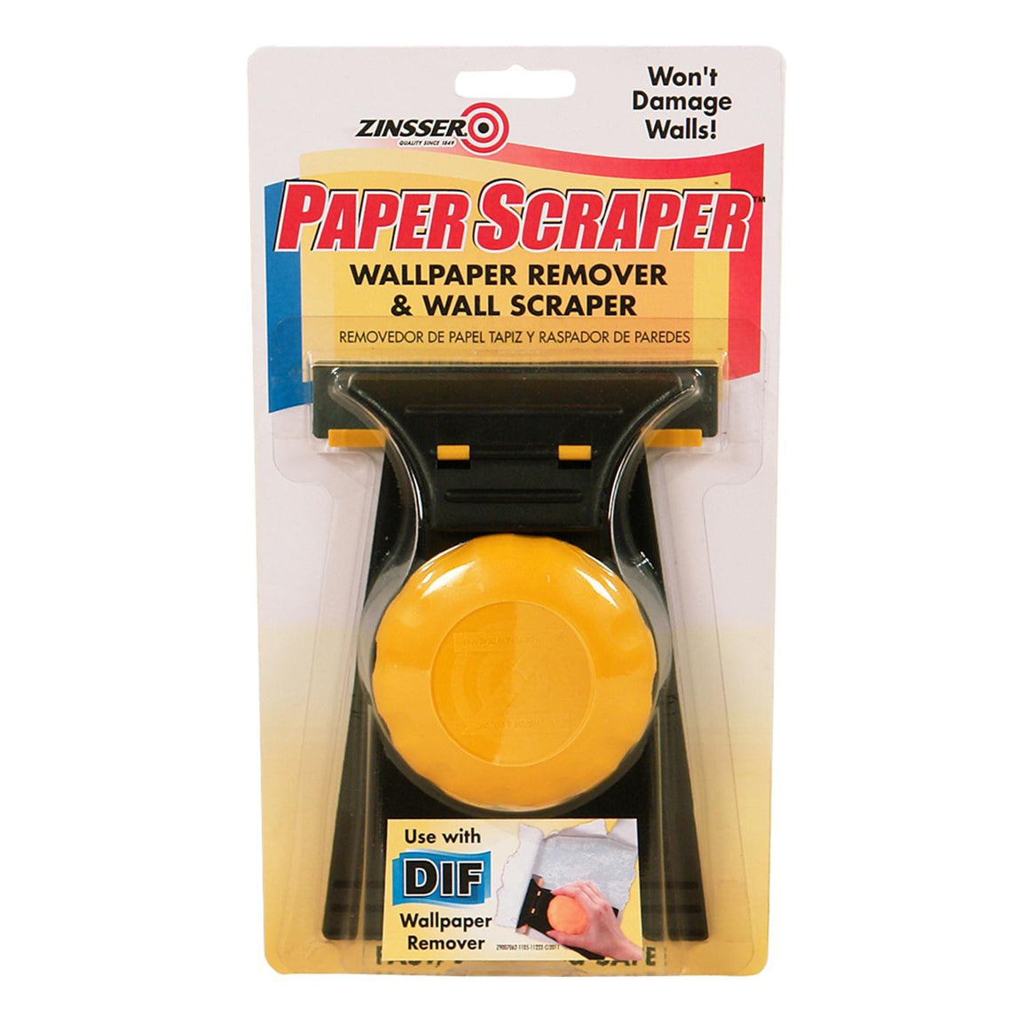Zinsser Paper Scraper Wallcovering Remover Tool with Blades